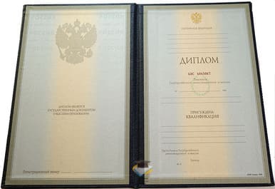 Диплом Брянского филиала ВО РЭУ им.Г.В. Плеханова 1997-2002 годов